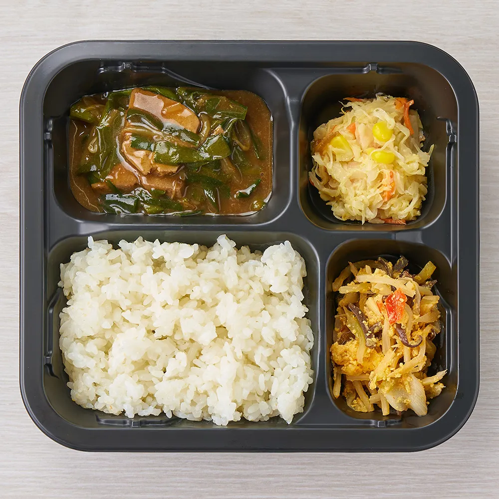 レバニラ炒め弁当（ごはん付き）