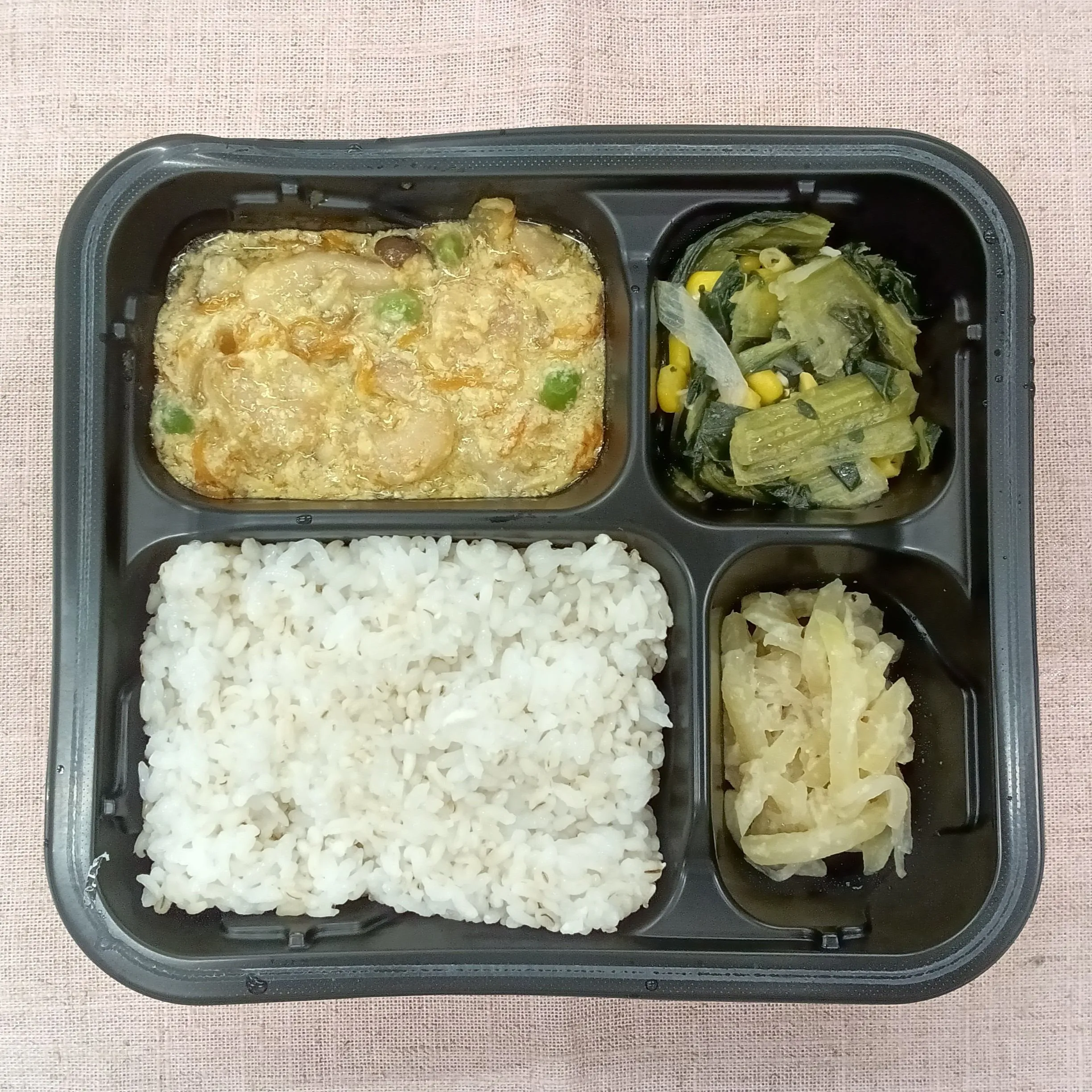 海老としめじの玉子とじ弁当