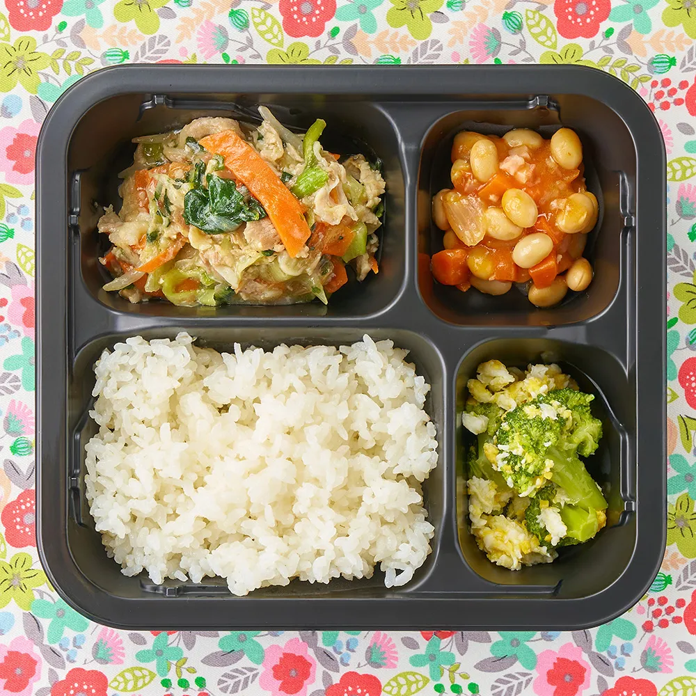 豚肉とチンゲン菜の塩ダレ炒め弁当（ごはん付き）