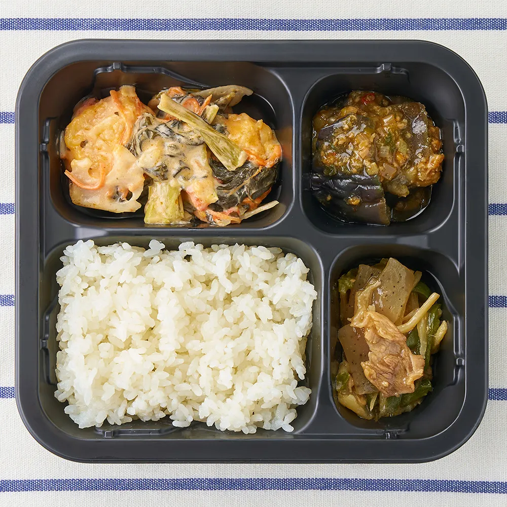 野菜たっぷりエビマヨ弁当（ごはん付き）