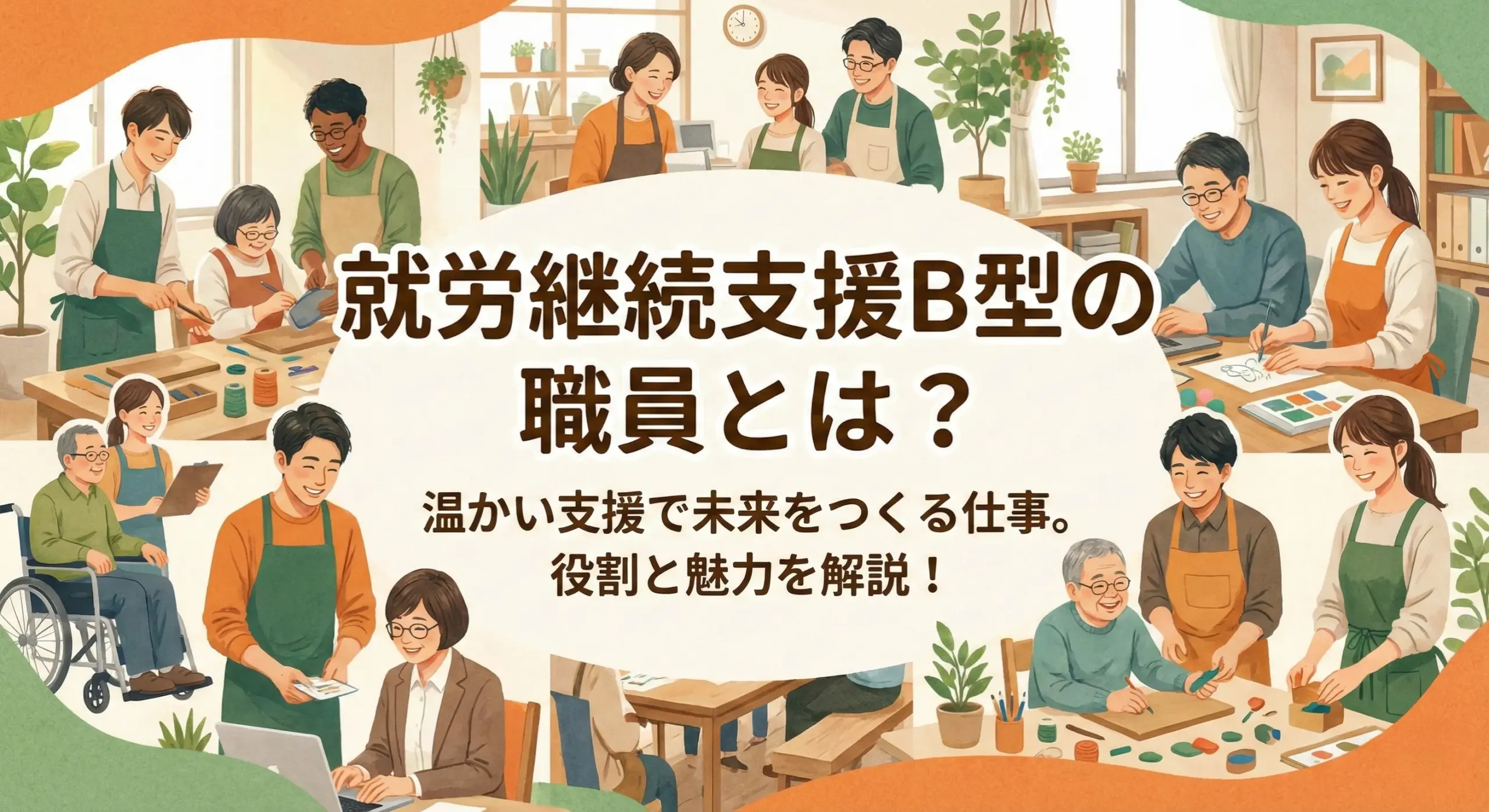 就労継続支援B型の職員とは？仕事内容・給料・悩みを現場目線で解説