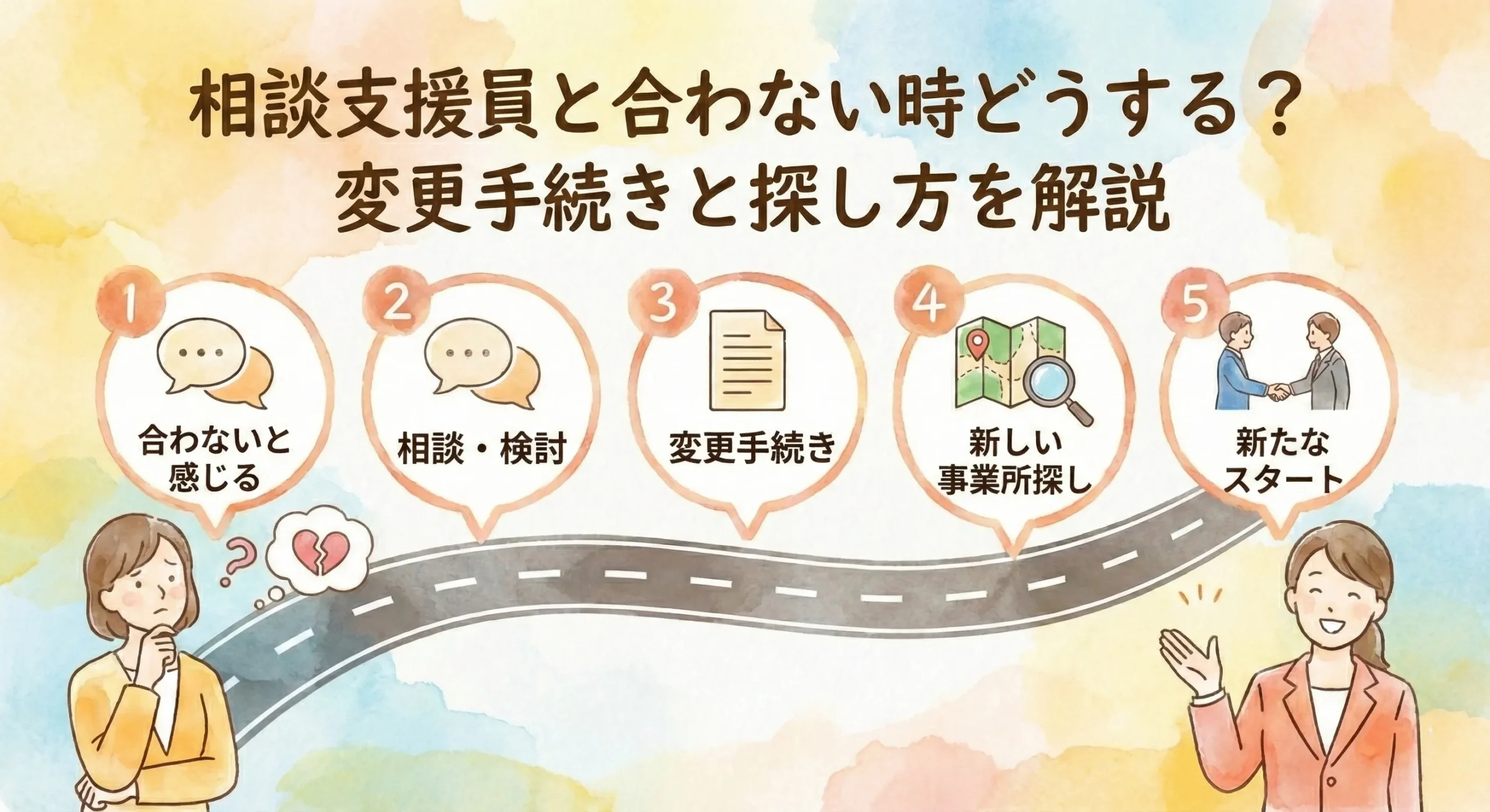 相談支援員と合わない時どうする？変更手続きと探し方を解説 - 岡BASE 