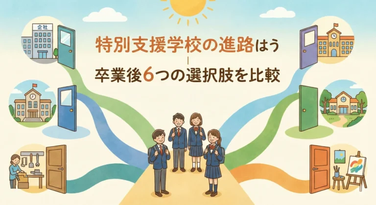特別支援学校の進路はどう決める｜卒業後6つの選択肢を比較