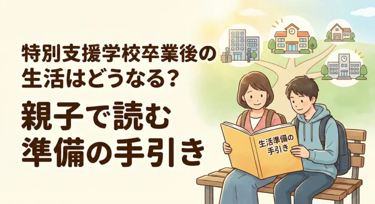 特別支援学校卒業後の生活はどうなる？親子で読む準備の手引き