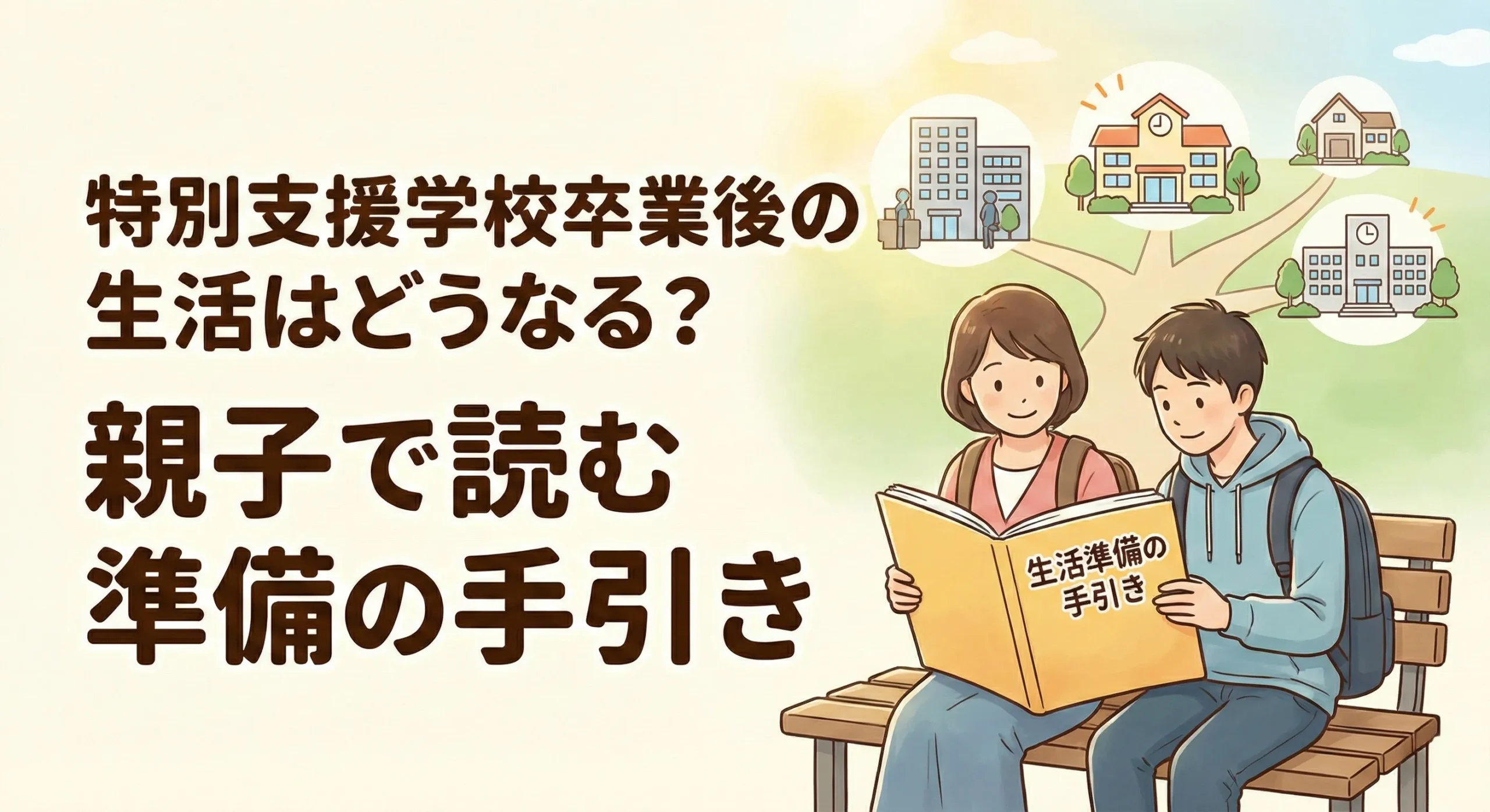特別支援学校卒業後の生活はどうなる？親子で読む準備の手引き